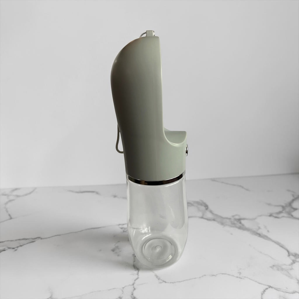Portable Dog Water Bottle – 12.84 fl oz / 380 ml, Gray