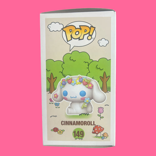 Funko Pop Cinnamoroll vinyl figure number 149 side packaging