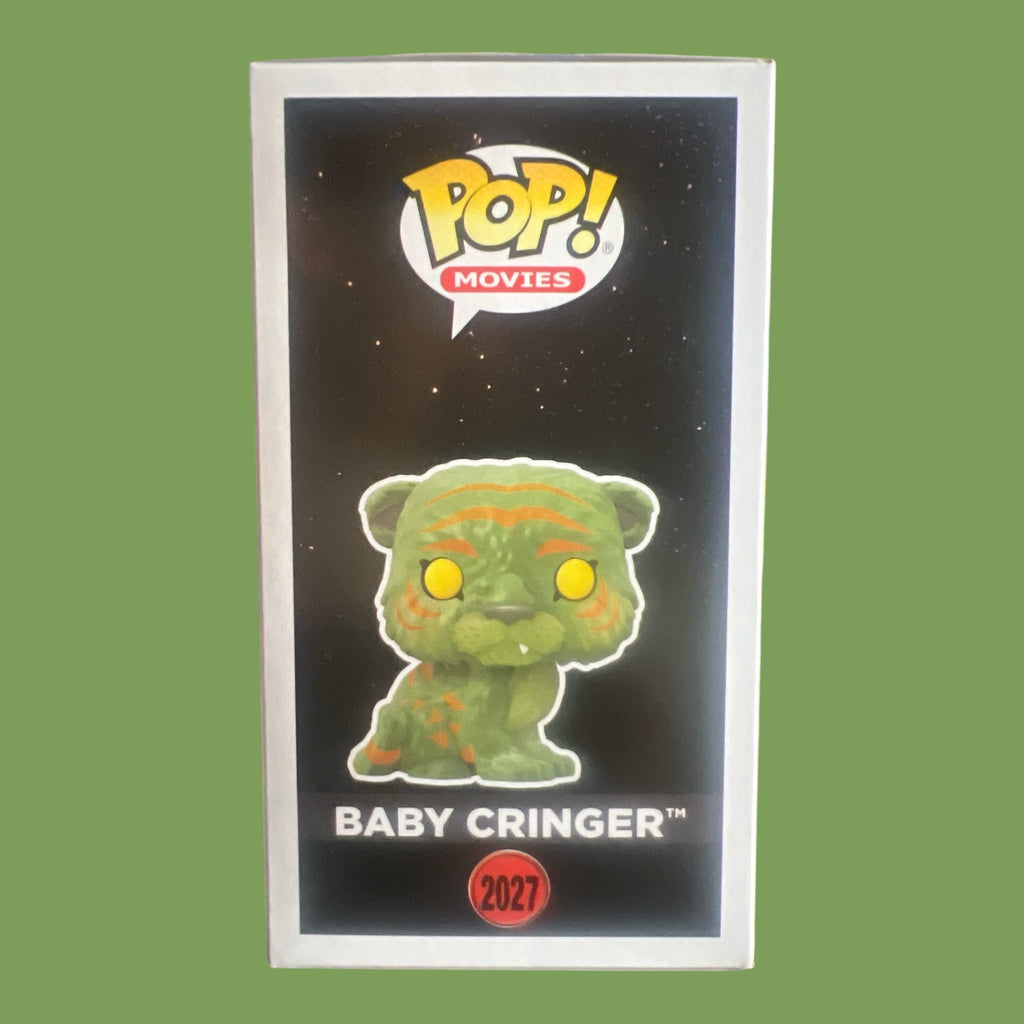 Funko Pop Movies Masters of the Universe Baby Cringer flocked limited edition vinyl figure number 2027 side packaging
