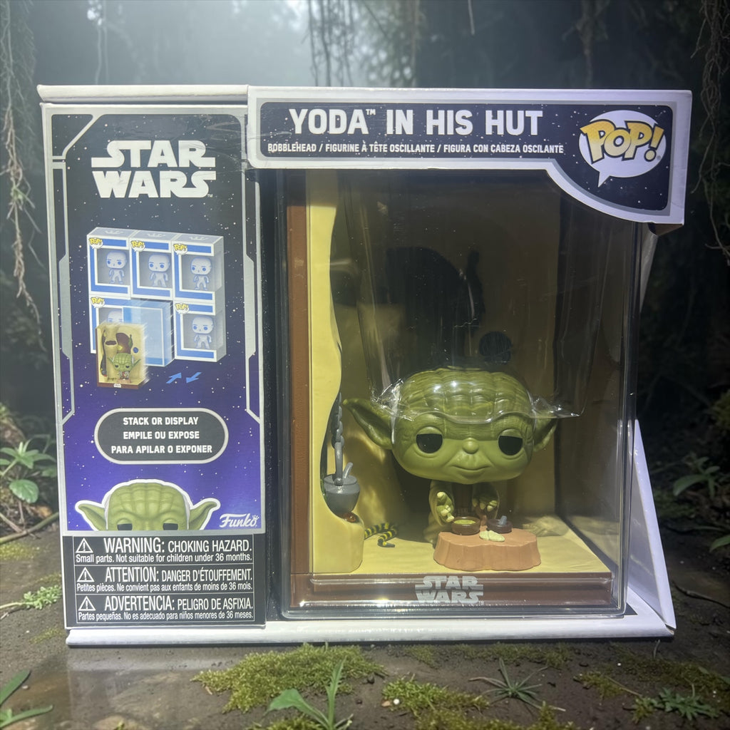 Funko Pop Star Wars Yoda in His Hut front packaging
