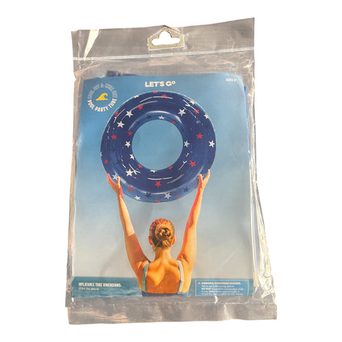 LET'S GO Cool Off and Chill Out 100 Party Tube blue stars front packaging
